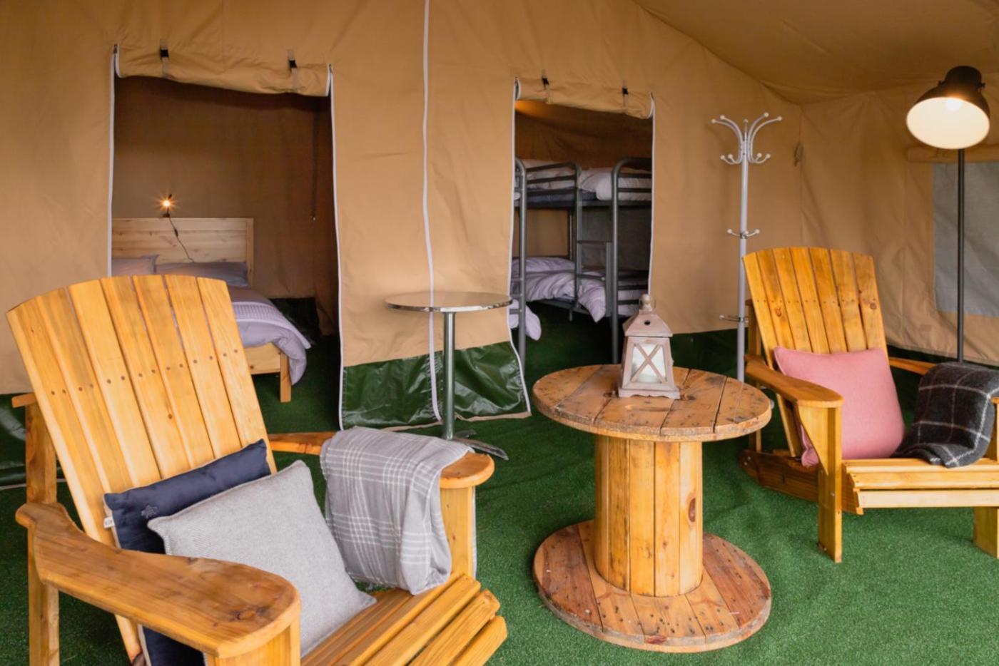 Glamping Safari Style Luxury tent
